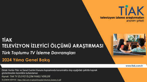 Türk Toplumu TV İzleme Davranışları - 2024 Yılına Genel Bakış